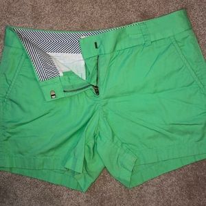 J. Crew green shorts